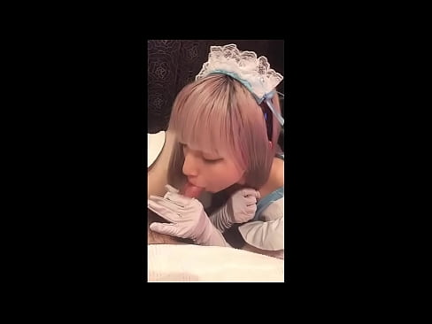 ❤️ Японский идол [mayuka], костюм французской горничной, часть 1, минет и дрочка с лосьоном ️ Шлюхи у нас